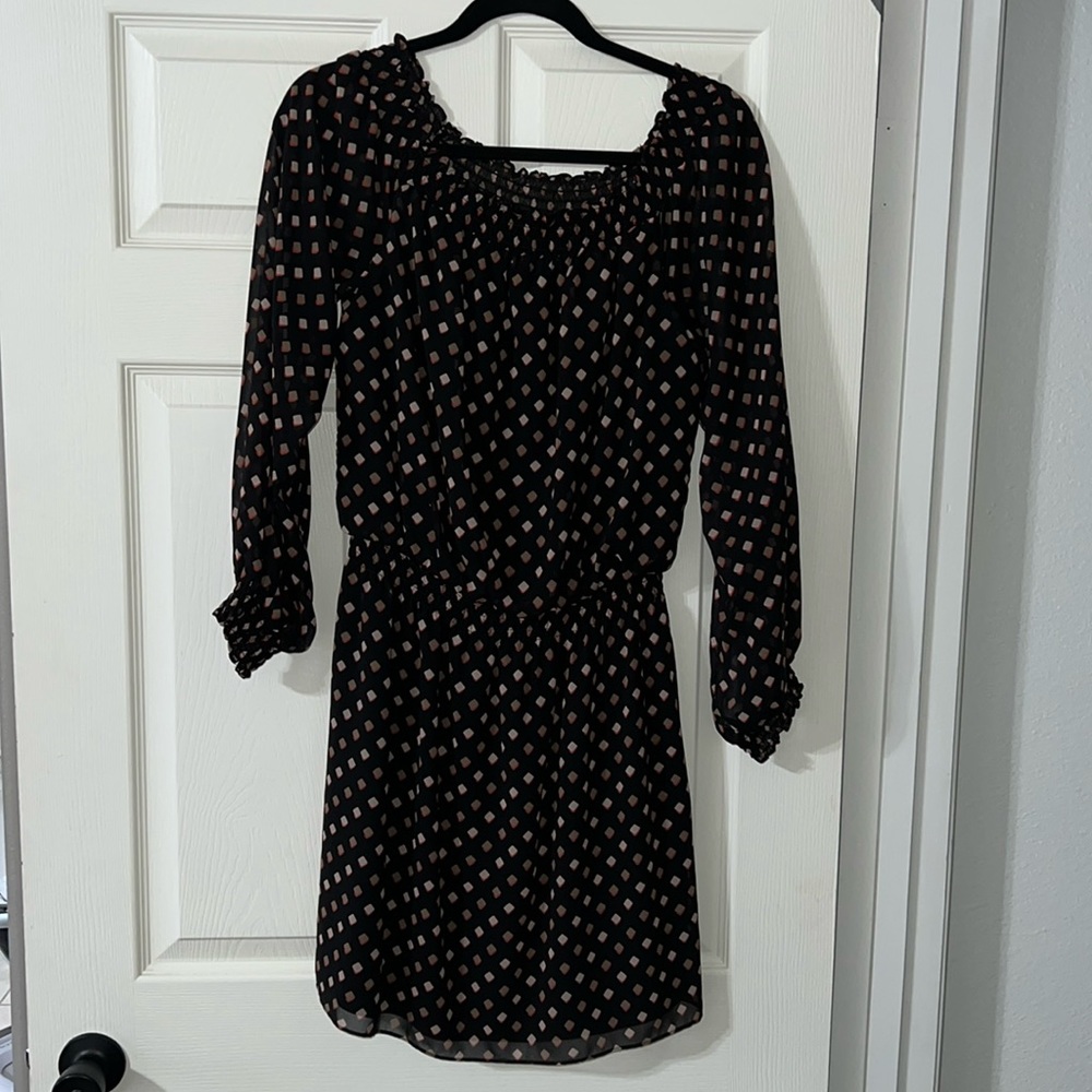 WHMB Black smocked dress